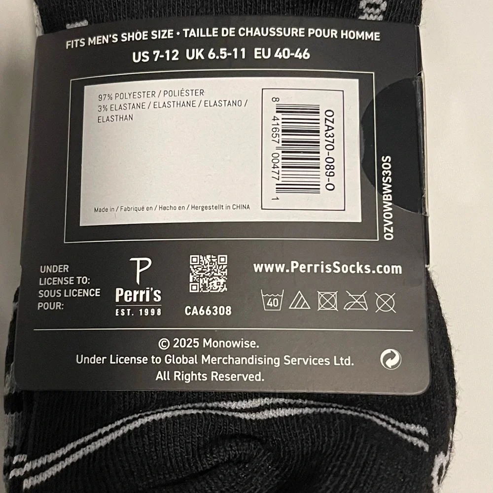 Men's Ozzy Osbourne 3 Pack Socks - Picture 3 of 7